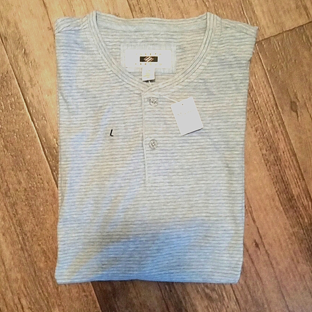 JOSEPH ABBOUD MEN'S STRIPPED TEE | Joseph Abboud